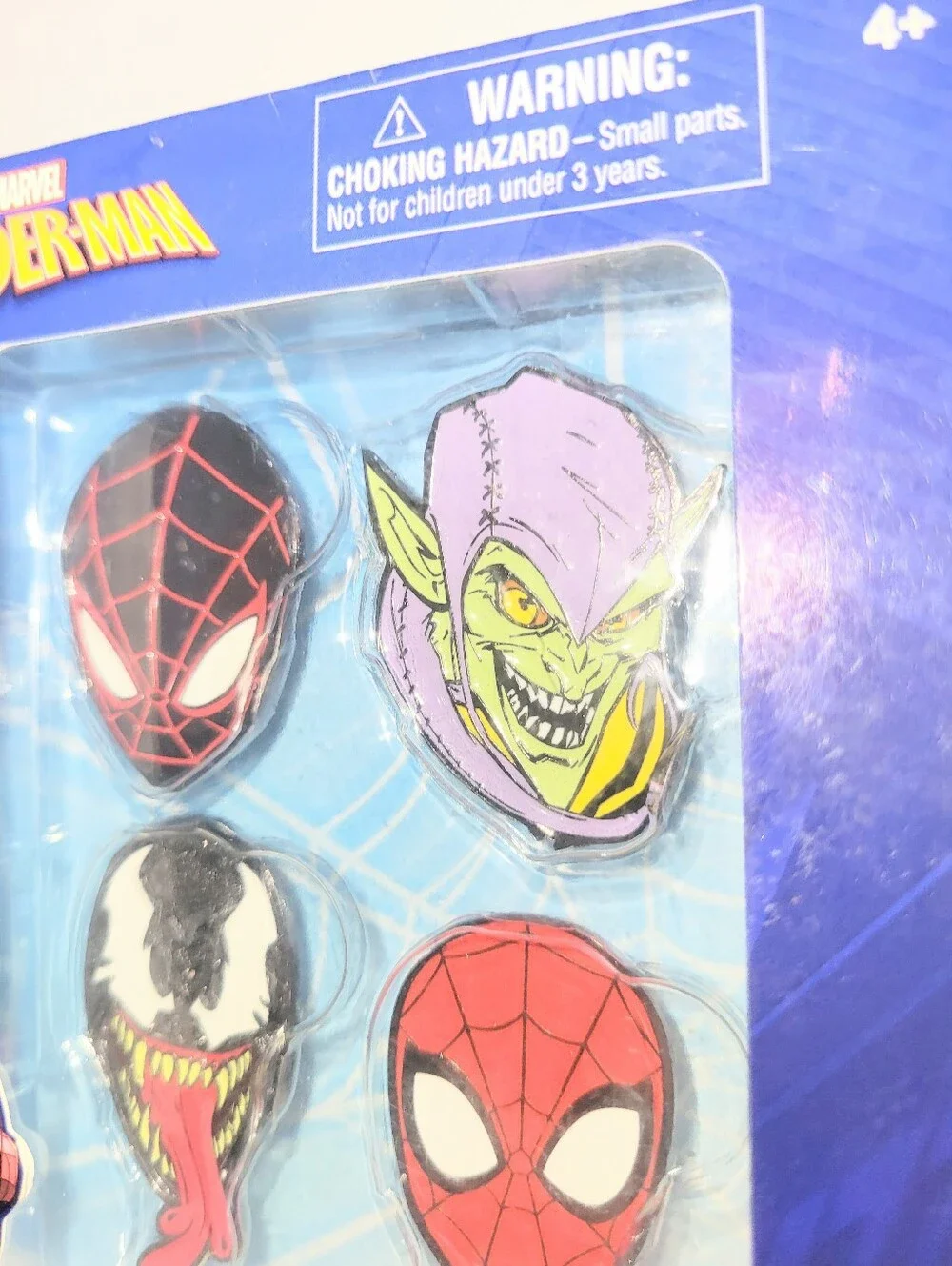 NIB Marvel Spider-Man Avengers Metal Pins Set 8 Pack